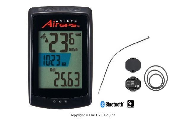 サイクルコンピューター エアーGPS AIR GPS CC-GPS100＋CDC-30 ケイデンスキット