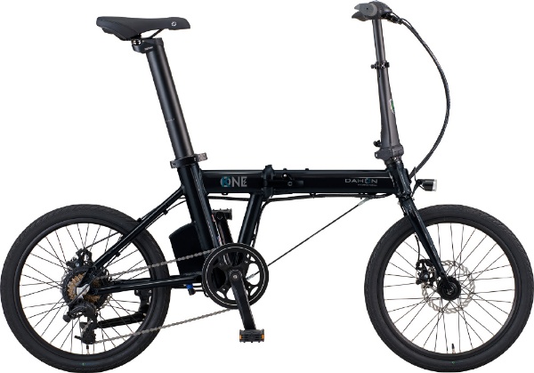 折りたたみ電動アシスト自転車 K-ONE ケーワン ピュアブラック [20インチ  7段変速] 2023年モデル