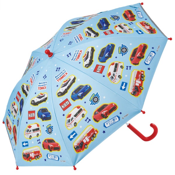子ども用 晴雨兼用傘手開き４５ｃｍ　トミカ２３ UBSR1 [晴雨兼用傘  子供用  45cm  色・柄指定不可]
