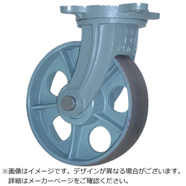 ヨドノ　重荷重用鋳物車輪自在車付　CHBーg180X75 CHBG180X75